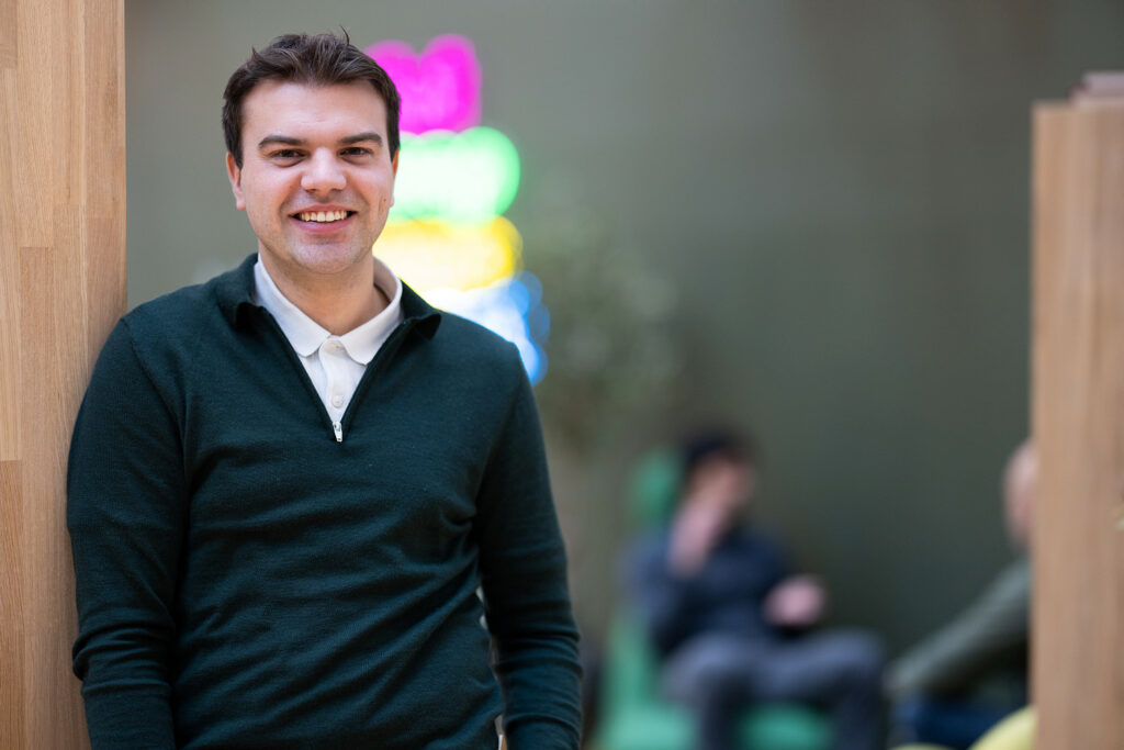 Photo of Vår Energi graduate Filip Sandberg