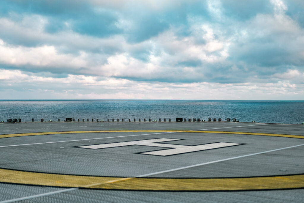 Goliat helipad
