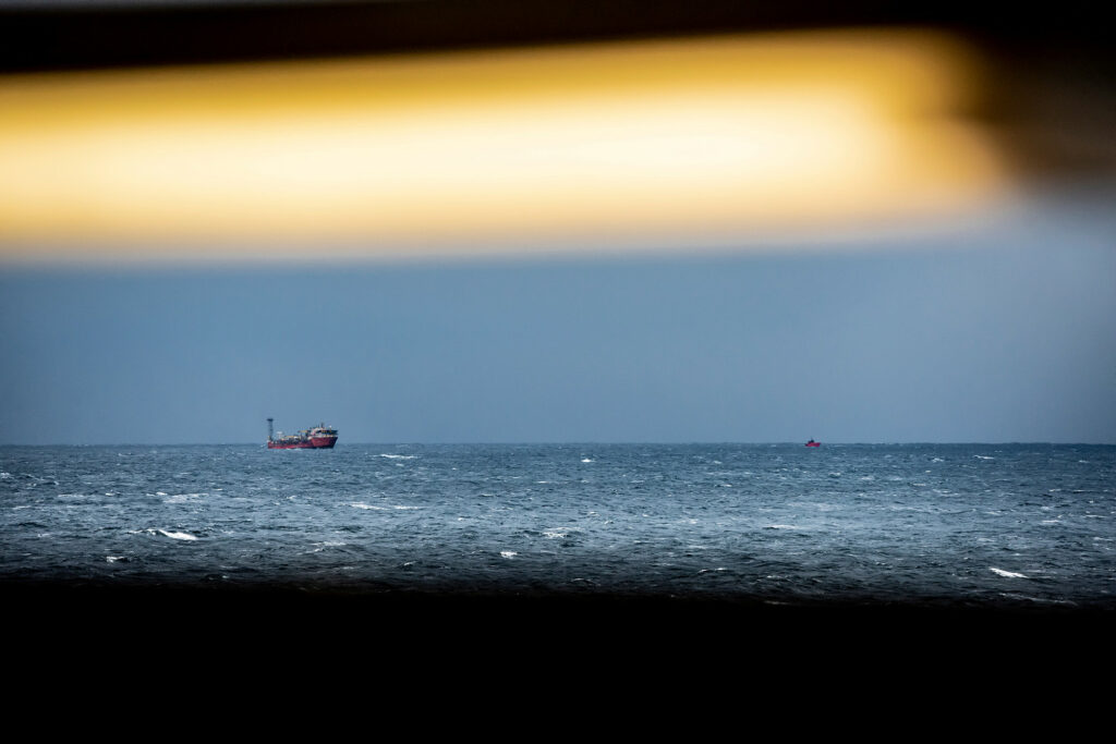 Balder FPU in the North Sea from distance
