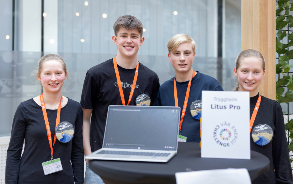 Group photo of Litus Pro from the Vår Energi Challenge finals at Forus.