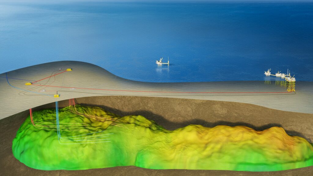 Illustrasjon - Eldfisk Nord i Nordsjøen